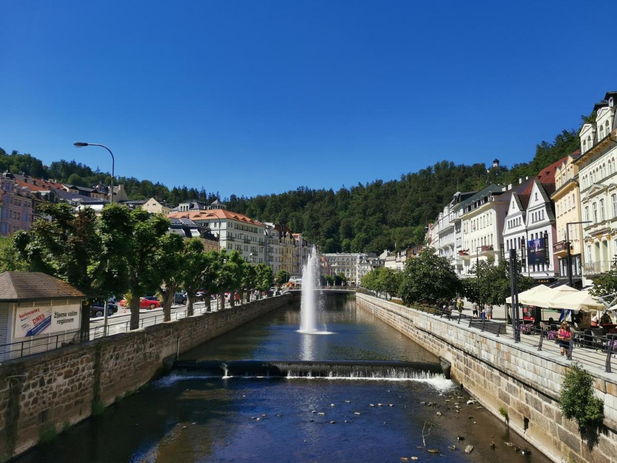Ubytovani Ester - Utulny Byt V Lazenskem Centru Karlovych Varu Se Zahradkou Leilighet Karlovy Vary Eksteriør bilde